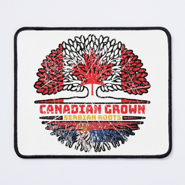Item preview, Serbia Serbian Canadian Canada Tree Roots Flag designed and sold by FlagX.