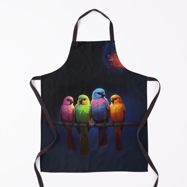 Item preview, Colorful Parrots Art designed and sold by Obsidian Ink by Wilshire.