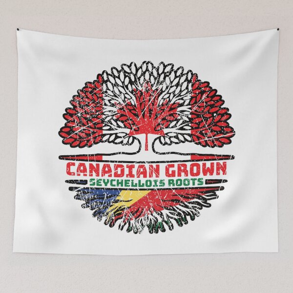 Item preview, Seychelles Seychellois Canadian Canada Tree Roots Flag designed and sold by FlagX.