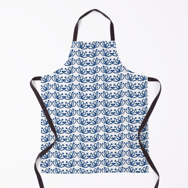 Item preview, Blue flower hand drawn patter, hand drawing, free hand designed and sold by pipikijung.