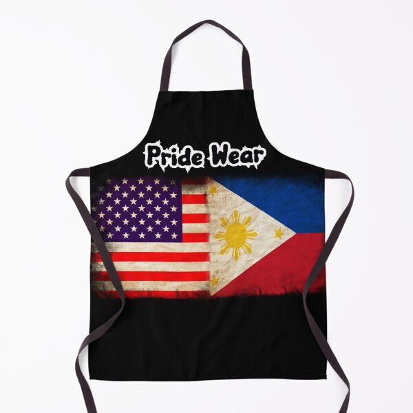 Item preview, US Flag and Philippines Flag Pride Wear Design designed and sold by LovelyHappyGift.