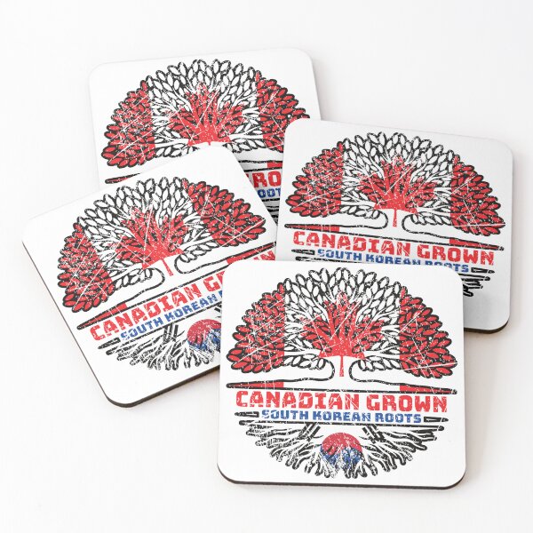 Item preview, South Korea South Korean Canadian Canada Tree Roots Flag designed and sold by FlagX.