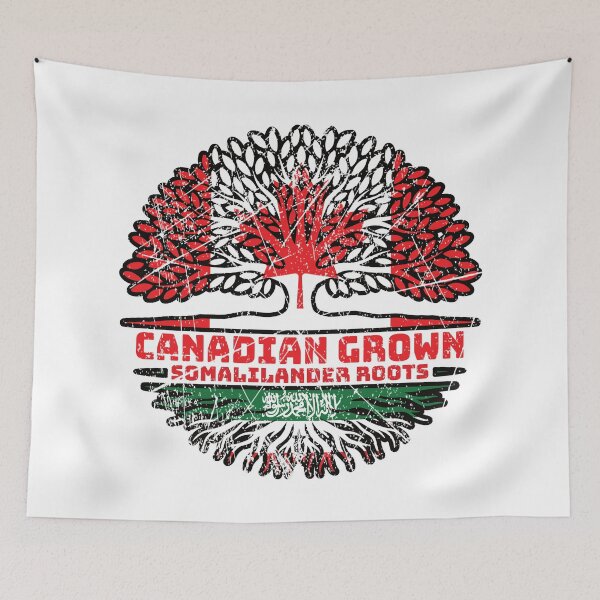 Item preview, Somaliland Somalilander Canadian Canada Tree Roots Flag designed and sold by FlagX.