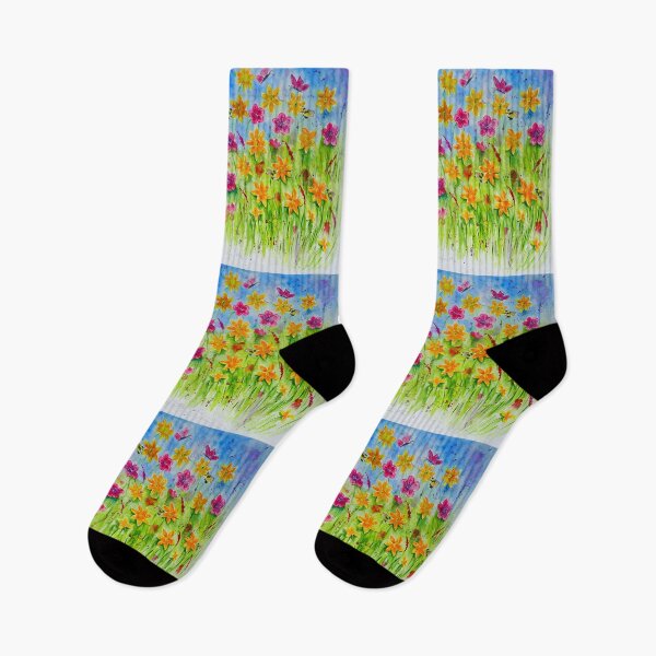 Item preview, Daffodils and Bees  designed and sold by Casimirasart.