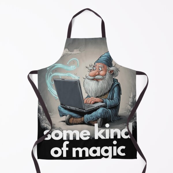 Item preview, Programmer Gamer Some Kind Of Magic Funny Wizard With Laptop Notebook designed and sold by Cr320.