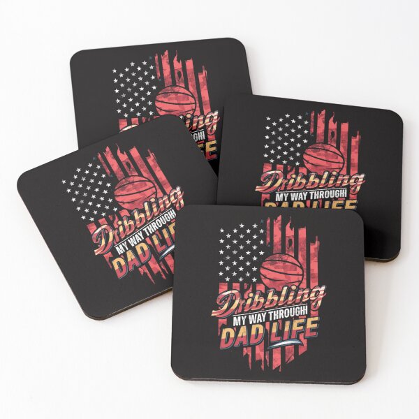 Item preview, Dribbling My Way Through Dad Life designed and sold by HOMEDESIGNPRINT.