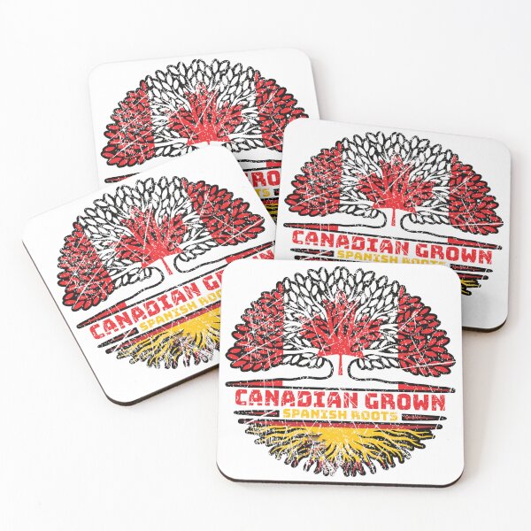 Item preview, Spain Spanish Canadian Canada Tree Roots Flag designed and sold by FlagX.