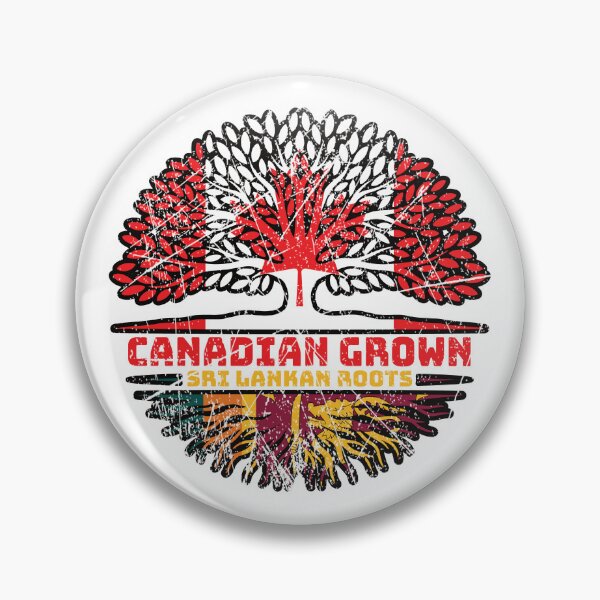 Item preview, Sri Lanka Sri Lankan Canadian Canada Tree Roots Flag designed and sold by FlagX.