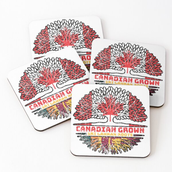 Item preview, Sri Lanka Sri Lankan Canadian Canada Tree Roots Flag designed and sold by FlagX.