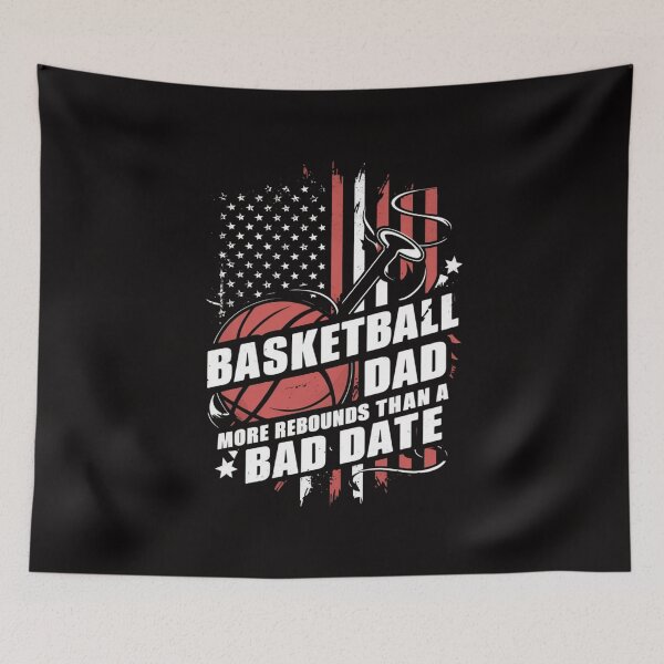 Item preview, Basketball Dad: More Rebounds Than a Bad Date designed and sold by HOMEDESIGNPRINT.