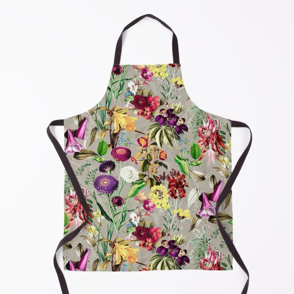 Artikelvorschau, Elegante exotische Blumen und Blätter Himmel, Blätter und Blumen tropischen Muster, botanische Illustration, beige florale Illustration entworfen und verkauft von ZeinabTaha.