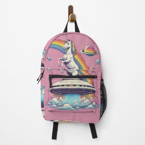 Item preview, Rainbow Galactic Ride: Unicorn UFO designed and sold by Slick-Waffles.
