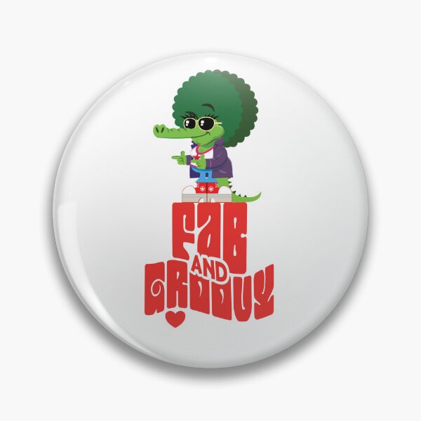 Item preview, Fab and Groovy Croc Lady designed and sold by nikafia.