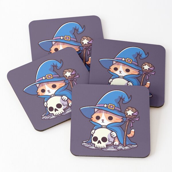 Item preview, Cat Necromancer: Enchanting Cat Wizard designed and sold by Shtex.