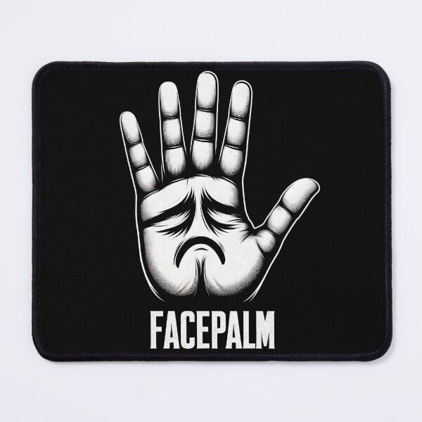 Item preview, Disappointed Hand: Facepalm Express designed and sold by Slick-Waffles.