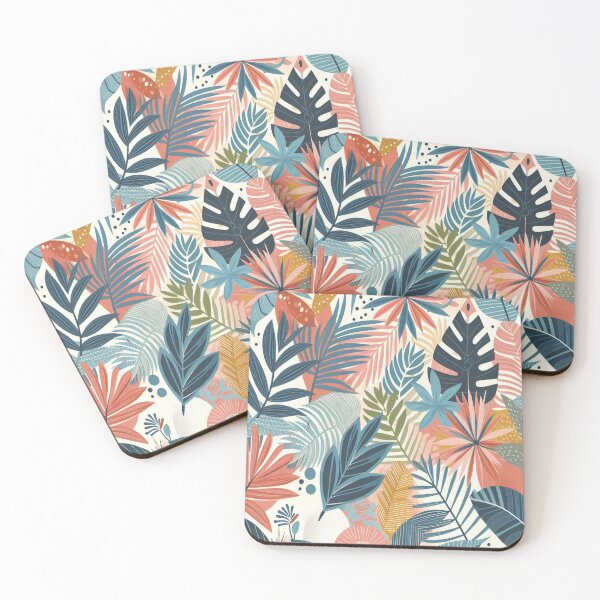 Item preview, Modern colorful tropical floral pattern. Cute botanical abstract contemporary seamless pattern. Hand drawn designed and sold by asbno19.
