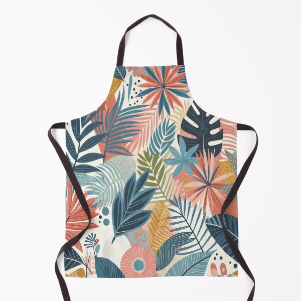 Item preview, Modern colorful tropical floral pattern. Cute botanical abstract contemporary seamless pattern. Hand drawn designed and sold by asbno19.