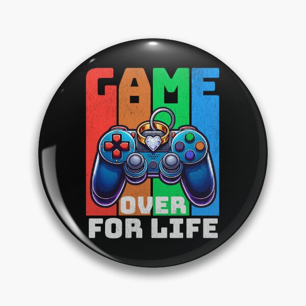 Artikelvorschau, Game Over-Engagement entworfen und verkauft von RockBeeDesigns.