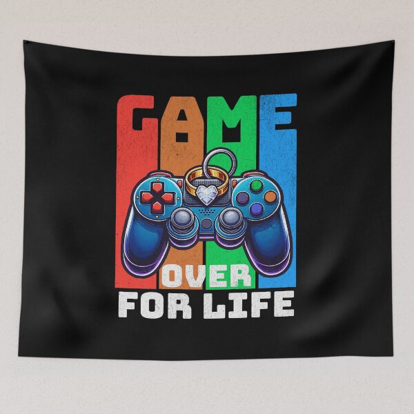 Artikelvorschau, Game Over-Engagement entworfen und verkauft von RockBeeDesigns.