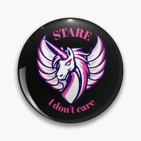 Item preview, Stare I don’t care winged unicorn quote  designed and sold by SvetsShirts.