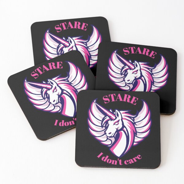 Item preview, Stare I don’t care winged unicorn quote  designed and sold by SvetsShirts.