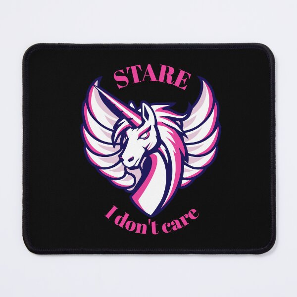 Item preview, Stare I don’t care winged unicorn quote  designed and sold by SvetsShirts.