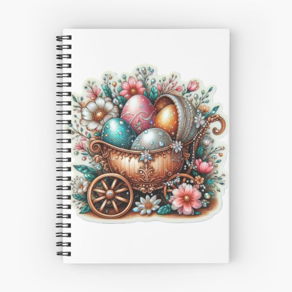 Item preview, Easter egg carriage Easter cute sticker designed and sold by Expressions-Sel.