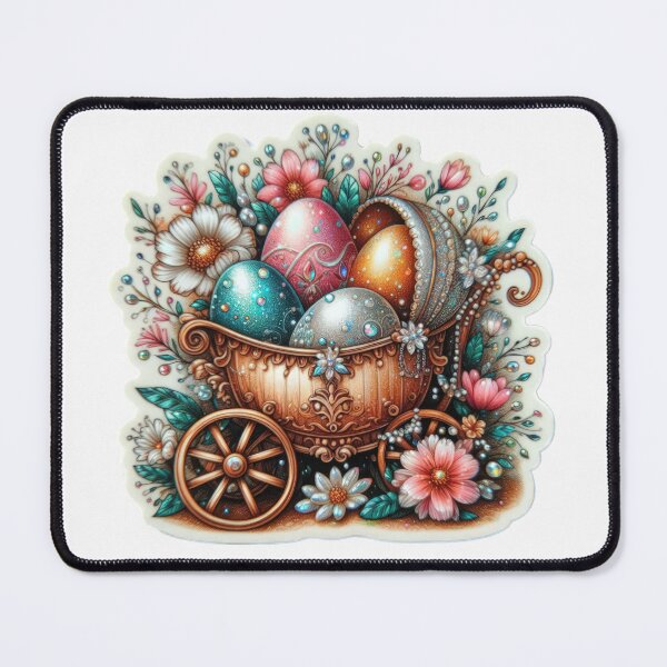 Item preview, Easter egg carriage Easter cute sticker designed and sold by Expressions-Sel.