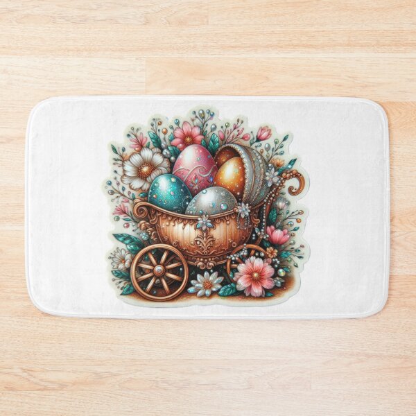 Item preview, Easter egg carriage Easter cute sticker designed and sold by Expressions-Sel.