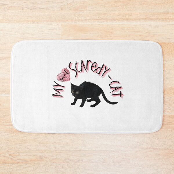 Item preview, My sweet scaredy-cat, funny gifts for cat lovers designed and sold by alczar.