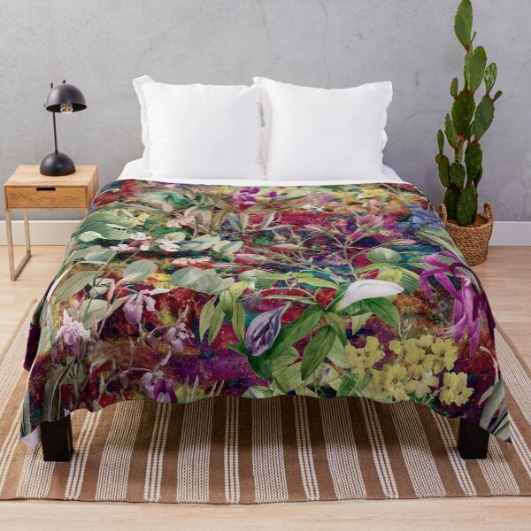 Item preview, Floral blooms and flowers exotic garden, roses and flowers, botanical pattern, flowers illustration, plants pattern, multicoloured red floral designed and sold by ZeinabTaha.