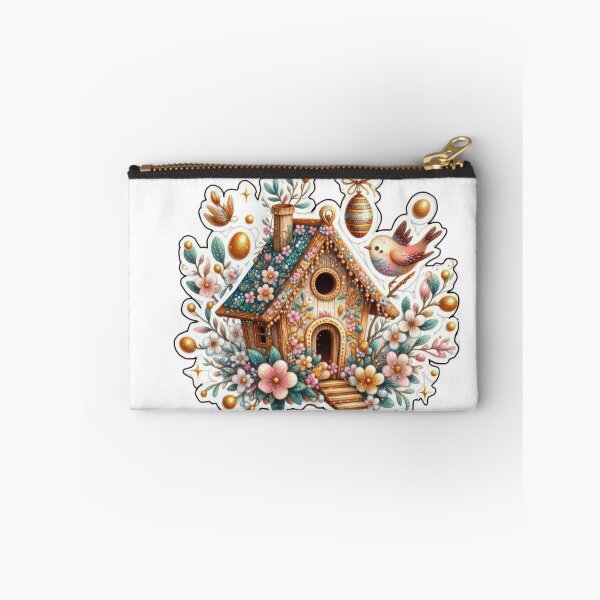 Item preview, bird house Easter cute sticker designed and sold by Expressions-Sel.