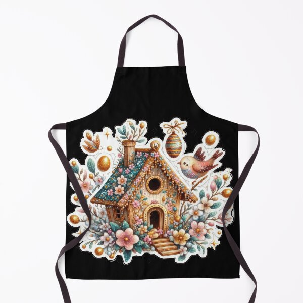 Item preview, bird house Easter cute sticker designed and sold by Expressions-Sel.