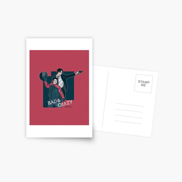 Item preview, Bad & Crazy K-Drama Illustration Art designed and sold by SsongGita.