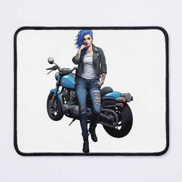 Item preview, Biker girl designed and sold by rajdigitalarts.