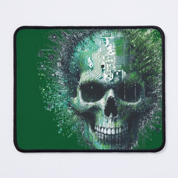 Item preview, Cyberskull disappears in digital dust_v2 designed and sold by TheModernSociety.