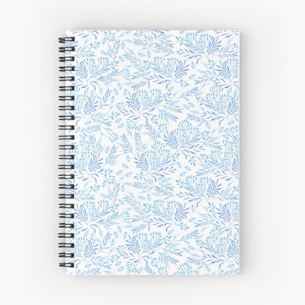 Item preview, Summer and spring seamless pattern with blue branches and leaves. designed and sold by Andrea Longar.