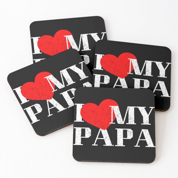 Item preview, I Love My Papa Fathers Day Dad Birthday Gift Small Print designed and sold by RR-Arts.