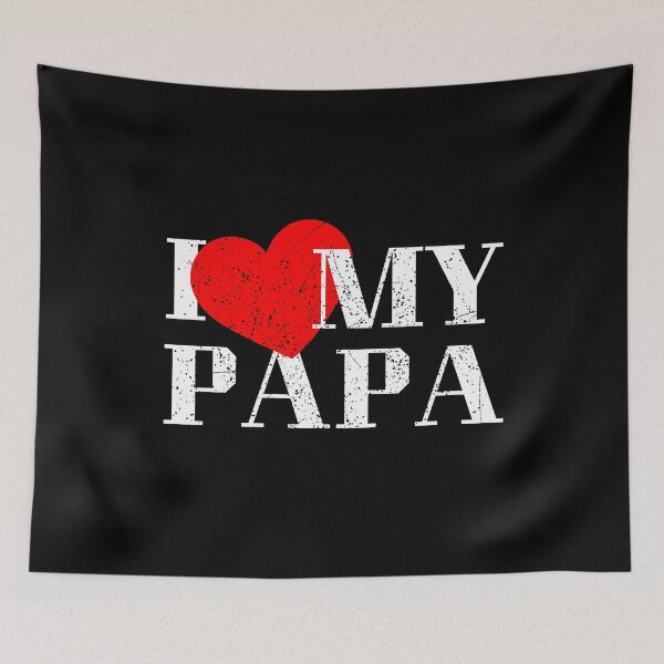 Item preview, I Love My Papa Fathers Day Dad Birthday Gift Small Print designed and sold by RR-Arts.