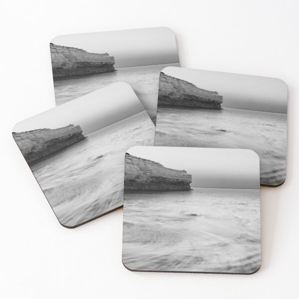 Item preview, Dusk Scene in Albandeira beach. Monochrome designed and sold by AngeloDeVal.