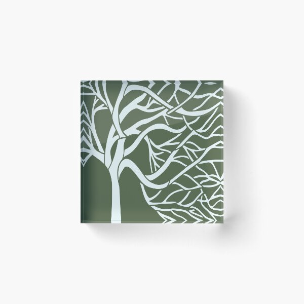 Item preview, A Bare Tree Cut Out In White designed and sold by taiche.