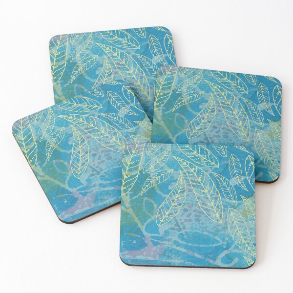 Item preview, Falling Leaves Abstract designed and sold by Honey Myrtle Studio.