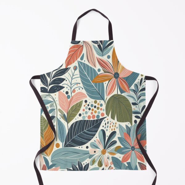 Item preview, Modern colorful tropical floral pattern. Cute botanical abstract contemporary seamless pattern. Hand drawn designed and sold by asbno19.