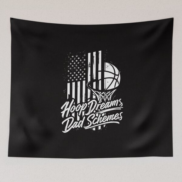 Item preview, Hoop Dreams & Dad Schemes designed and sold by HOMEDESIGNPRINT.