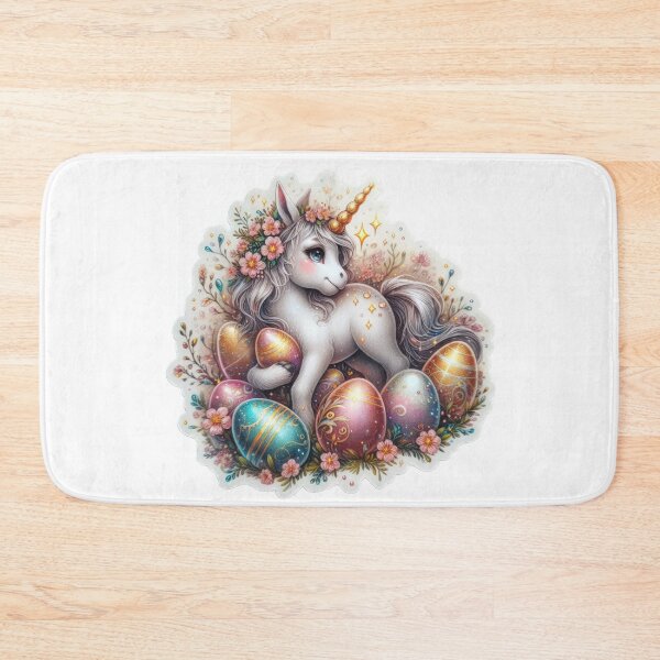 Item preview, unicorn Easter cute sticker designed and sold by Expressions-Sel.