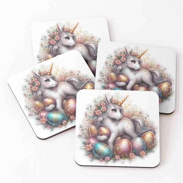 Item preview, unicorn Easter cute sticker designed and sold by Expressions-Sel.