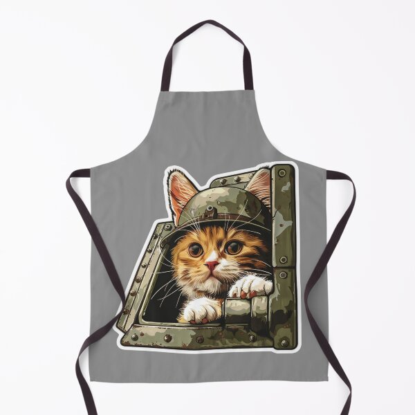 Item preview, Soldier-Kitten Tank Cat, Funny gifts for Cat Lovers designed and sold by TheDarkStone.