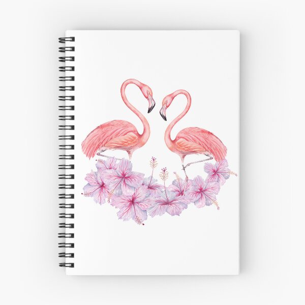 Item preview, Flamingos with Hibiscus Flowers designed and sold by SvettyArt.
