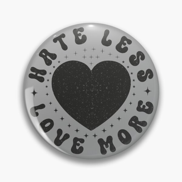Item preview, Hate Less Love More  Heart designed and sold by RR-Arts.