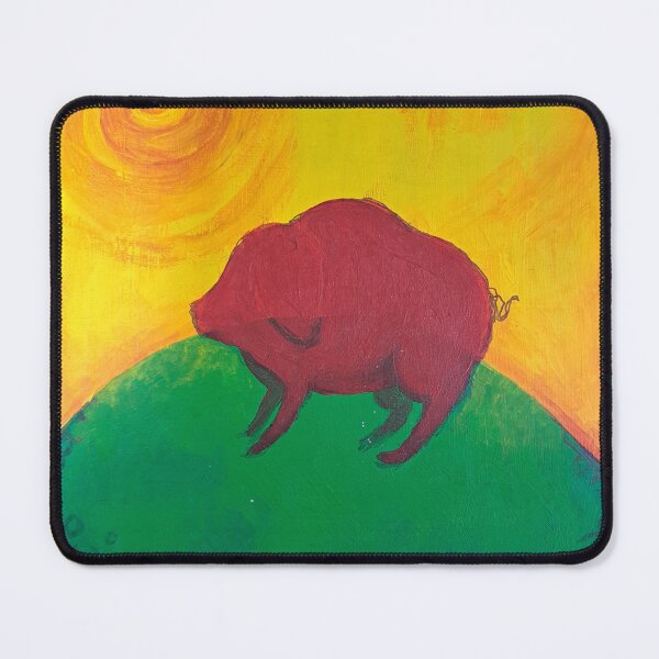 Item preview, pig on hot day in field designed and sold by Nexalo.
